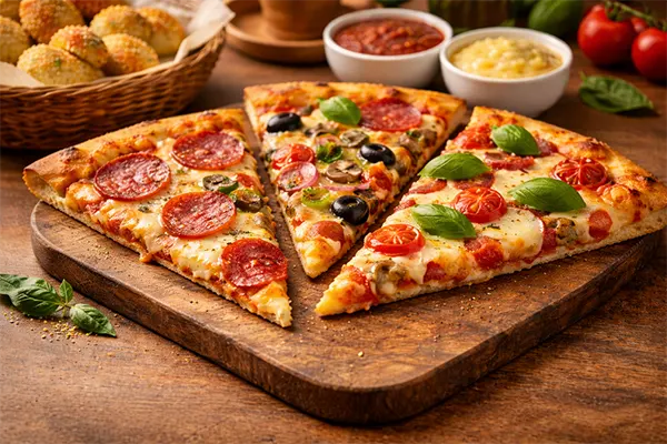 Pizzeria slices & combos